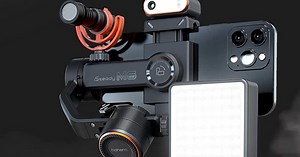 Hohem’s latest iSteady M6 smartphone gimbal packs AI motion tracking and an LED light