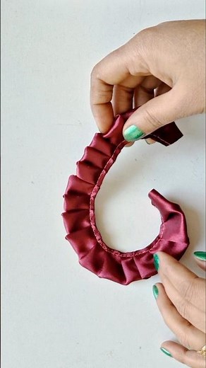 Very Easy Trick! Cloth Flower Making | DIY Flowers #diy #fabricflower #shorts #handmade #sewing