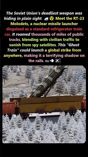 The Soviet “Ghost Train” That Secretly Carried Nuclear Missiles 🚆☢️ #history