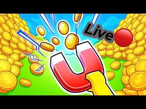 Noob To Pro Part 1 |roblox Magnet Simulator Legends Live 🔴