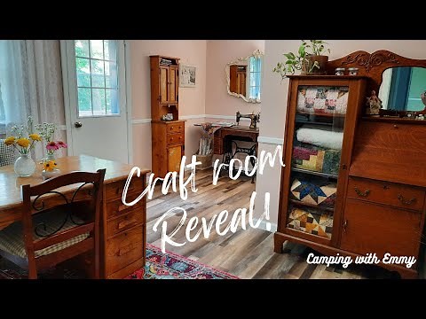 Beautiful CRAFT ROOM * SEWING ROOM * Reveal!