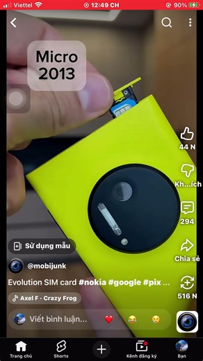 Evolution sim card Nokia google pix