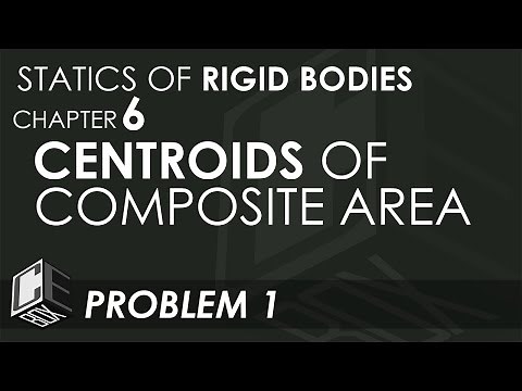 Statics of Rigid Bodies Chapter 6 Centroids of Composite Area Problem 1 (PH)
