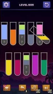 [Water Sort Puzzle] Level 905