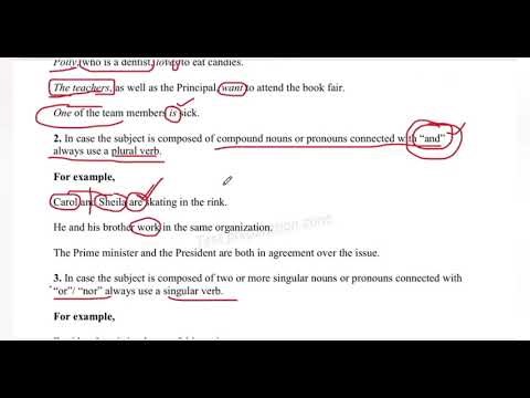 KPPSC SST Test preparation | English Grammar | Subject verb agreement #sst