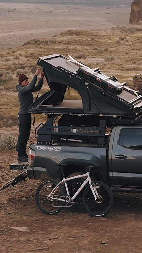 Open your next adventure with our most versatile tent yet, the iKamper BDV Duo! 👊 #overlanding #ikamper #carcamping #biking #rooftoptent #roadtrip