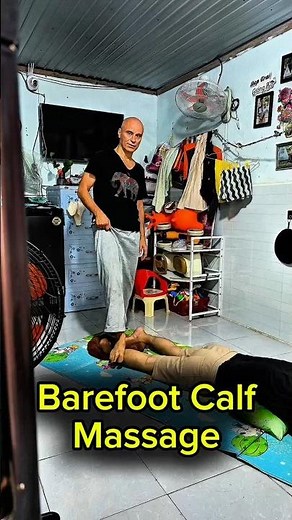 Back Walking Massage for Calf Muscles and Lower Legs
