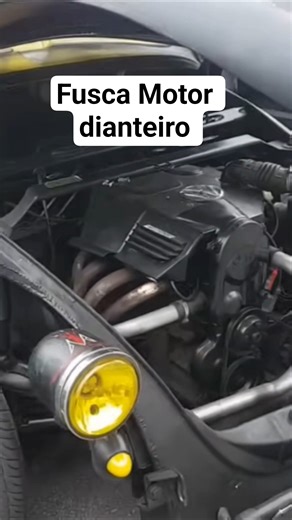 Fusca Hot Rod com motor dianteiro #fuscasporai #automobile #fusca #hotroad #volkswagen