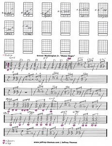 Grover Washington Jr. Mister Magic Free Guitar Tab by Jeffrey Thomas