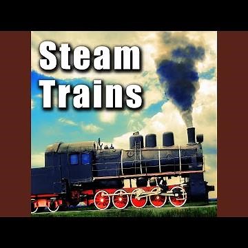 Steam Train Idles & Pulls out of Station with Heavy Chugging