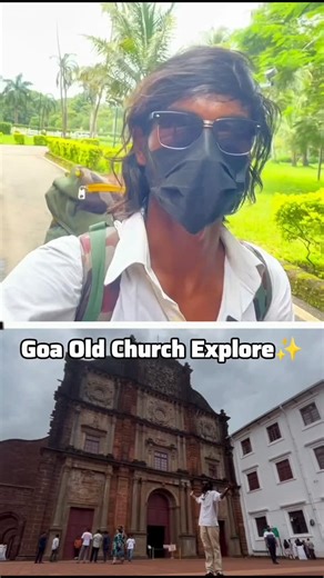 Goa’s Most Peaceful Church Walk 🕊️🌿...Old Churches — architecture, history & peace in one place 🔥✨Must visit once in life! #travelgram #OldGoa #stxaviers | Ste Vlogs