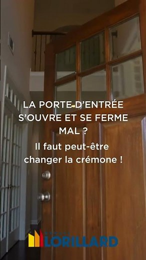 Changer la crémone d'une porte d'entrée #tuto #menuiserie #crémone #travauxmaison #short