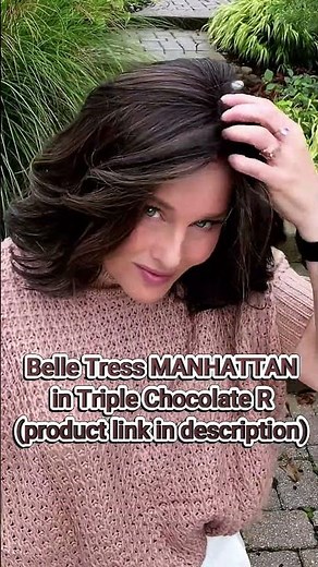 TRIPLE CHOCOLATE BRUNETTE! Belle Tress Manhattan in Triple Chocolate R! #wigs