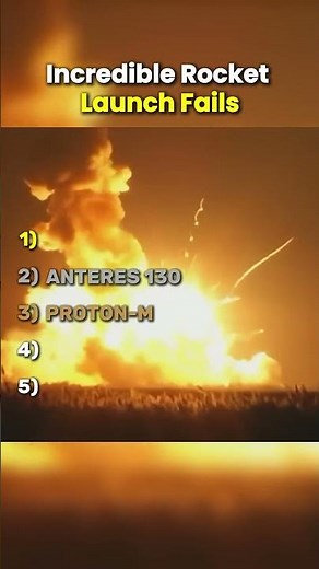 #6 Incredible Rocket Launch Fails