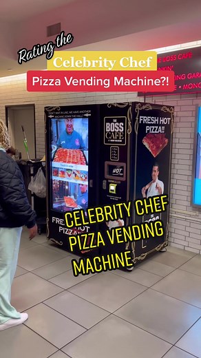 Celebrity Chef Pizza Vending Machine Review at Linq Hotel Vegas
