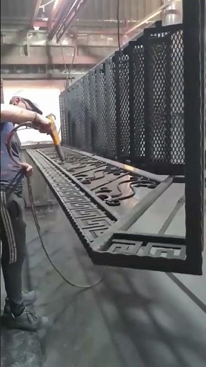 How to apply powder coating for metal doors