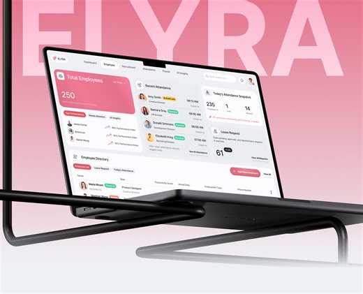 Elyra - AI Powered HR Dashboard | UI UX Design