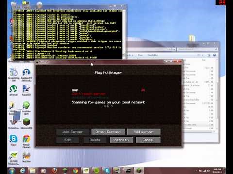 minecraft server problem Connection refused connecting