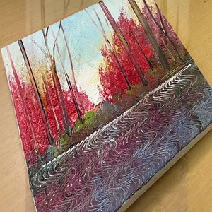 8.5K views · 175 reactions | How to Draw Water Reflection Effect / Acrylic Painting Techniques | Acrylic Painting Techniques | Facebook