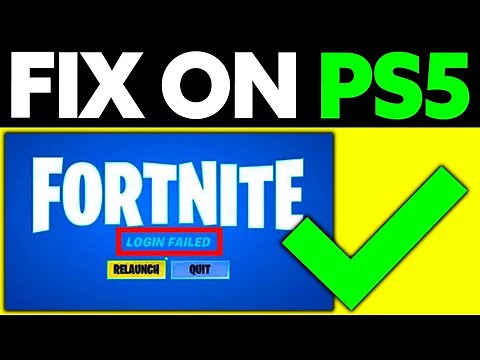 How To FIX Fortnite Login Failed PS5 (2025)