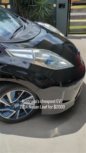 Is this Australia's cheapest electric vehicle? It's a perfect city runabout with no hidden damage or accident history but it has one major flaw - which will be addressed. #cheapev #nissan #nissanleaf #leaf #batteryswap #ev | Charged Garage | Facebook