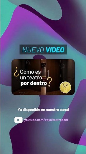 ¿Cómo es un teatro por dentro? | voyalteatro.com