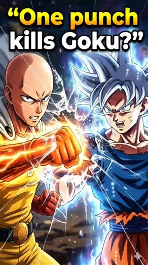 Why Saitama FINALLY Beats Goku.#DragonBallSuper #OnePunchMan #VersusBattle