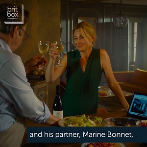 🔍 🍷 We’re completely enchanted by Nancy Carroll as Marine Bonnet in M.L. Longworth’s Murder In Provence. As a criminal psychologist, Marine works with Antoine and Hélèn to crack mysterious murders in their hometown of Aix-en-Provence. Streaming from 1st March - who’s excited? #MurderInProvence #BritBox | BritBoxTV