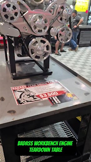 Tony Harlin on Instagram: "Awesome Engine Teardown Table from @Badass Workbench at Sema 2025"