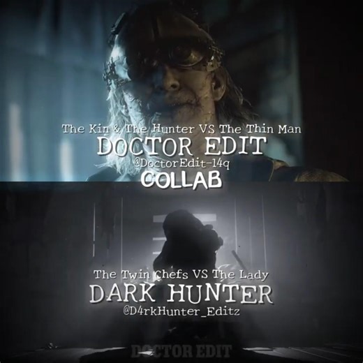The Kin & The Hunter VS The Thin Man || Collab with @D4rkHunter_Editz | LITTLE NIGHTMARES WIS EDIT