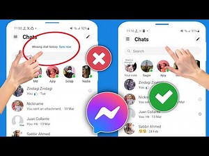 How to Fix Messenger Missing Chat History Sync Now Option Not Showing Problem Solve (2025)