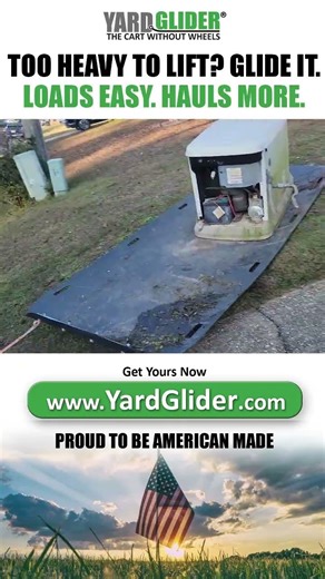 Moving a house generator the easy way. ⚡🇺🇸