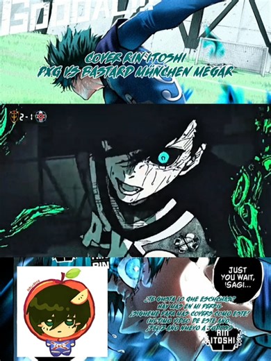 COVER DE RIN ITOSHI PXG VS BASTARD MÜNCHEN DE MEGAR #rinitoshi #bluelock #cover #megar #pxg