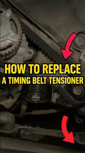 How to Replace a Timing Belt Tensioner #diy #mechanic