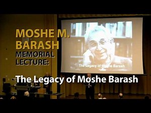 Moshe M . Barash Memorial Lecture - Dr. Ferdinand Leimkuhler