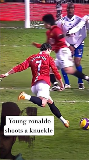 young Ronaldo knuckle ball😱
