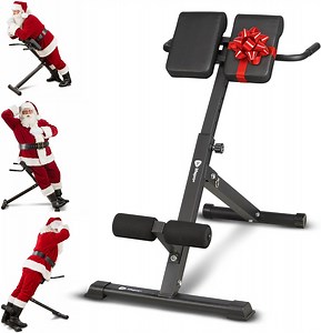 LifePro SculptTrainer Lite Roman Chair – Foldable Hyperextension Bench, Adjustable Back Extension, Ab & Sit-Up Bench for Home Gym Strength Training - Black