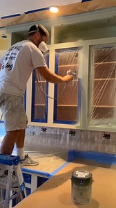48K views · 1K reactions | What's your go-to product for cabinet refinishing projects? For Anthony of Pezzotti Painting, it's Emerald® Urethane Trim Enamel thanks to its excellent blocking resistance and durable finish. . #SWColorLove: : @pezzottipainting (on Instagram + TikTok) : Clary Sage SW 6178 | Sherwin-Williams Paint Pros | Facebook