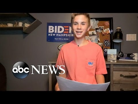 13-year-old boy overcoming stutter speaks at DNC 2020
