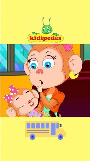 Wheels on the Bus 🚌 | Children Nursery Rhymes & Kids Songs | Preschool & Kindergarten | Kidipedes