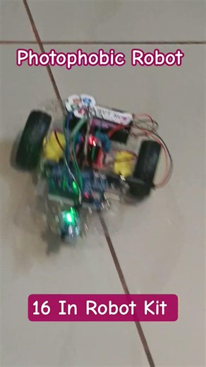 Photophobic Robot #projecthub #autonomousrobot #robot #robotkit #robotics #new #arduino #project