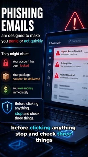 That Email Looks Legit But It's Actually a Scam #phishing #scamalert