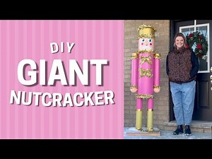 How to Make a Giant 6ft Nutcracker for Your Porch 🎄 Easy Christmas Decor DIY Tutorial
