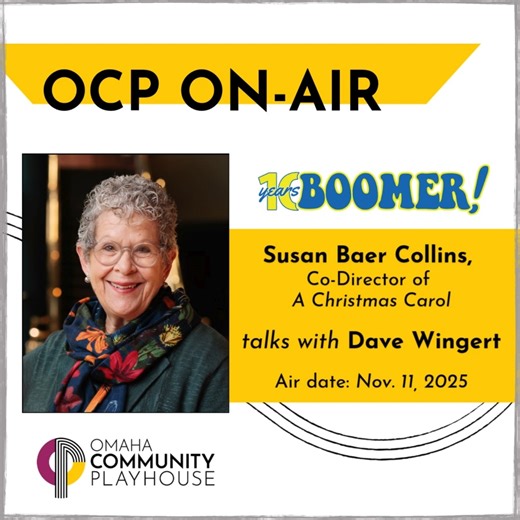 OCP ON-AIR Susan Baer Collins and Dave Wingert sat down on Boomer Radio to chat all things A Christmas Carol, from its rich history to what makes this year’s production so special. Just 1 week until the magic begins! A CHRISTMAS CAROL Nov. 21 - Dec. 21, 2025 | Hawks Mainstage Theatre Directed by Susan Baer-Collins and Jim McKain Tickets: https://omahaplayhouse.com/productions/a-christmas-carol-50th-anniversary/ | Omaha Community Playhouse