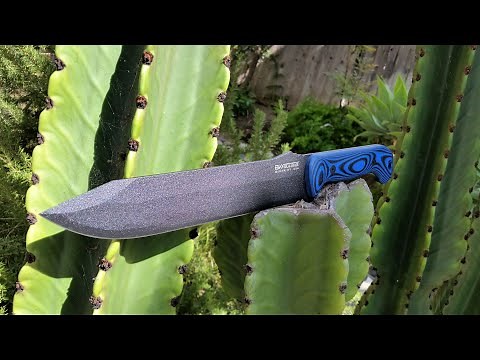 Becker Ka-Bar BK9 1095 Combat Bowie TKC G10 Scales Knife review
