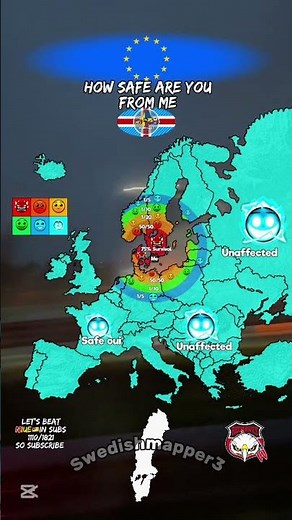 How safe are you #map #geographythroughmaps #mapguide #europe