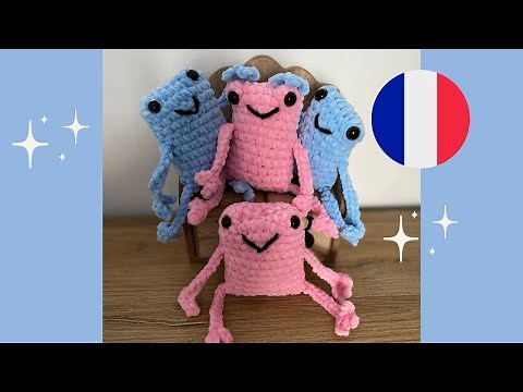 Easy and quick crochet frogs tutorial in just 30 minutes!!! 🐸🥰😍😱 No sewing
