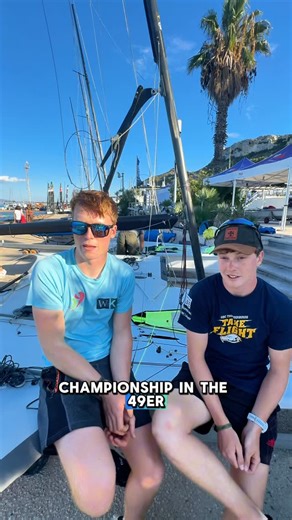 49er / 49erFX Class | @ethan__spain and @ben_shocks_ are gearing up for their first-ever 49er World Championship! 💥 The boys have been putting in serious work,... | Instagram