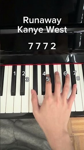 Runaway - Kanye West #fyp #viral #kanyewest #runaway #piano #pianotutorial