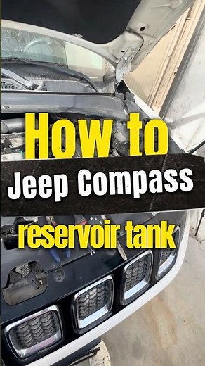 How to change your #radiator reservoir | Jeep Compass #automobile #diyautorepair #jeep #jeepcompass